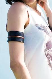 Upper arm bracelet, celtic armband, leather men's arm cuff, . Forearm Or Biceps Bracelet La Forja De Prometeo