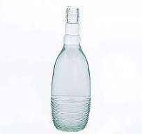 Factory Custom Special Shape Polygon 1000ml 32oz Vodka Glass Bottle 1L  1liter Glass Liquor Rum Whiskey Spirit Water Bottle