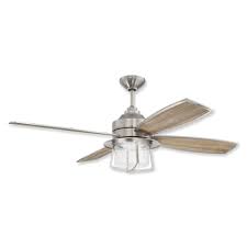 They provide some much this can be done by installing the wiring directly to the circuit box or wiring it to an outlet so that your fan can be plugged in there. Craftmade Waterfront Wat52bnk4 52 Led Outdoor Ceiling Fan Brushed Polished Nickel