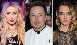 And he kind of got obsessed with the beautiful blonde actress. Elon Musk Denies Having Three Way With Actress Amber Heard And Model Cara Delevingne 9celebrity