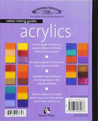 acrylics winsor newton colour mixing guides amazon co