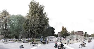 Casalecchio di Reno, una linea di pali bianchi rigenera lo spazio ...