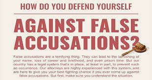 You have been falsely accused of a crime you did not commit. How Do You Defend Yourself Against False Accusations Infographic