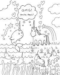 Free coloring pages and books (download & printable as pdf) illustrated coloring pages. All Sizes Free Download Narwhal Unicorn Coloring Book Page Flickr Photo Sha Birthday Coloring Pages Unicorn Coloring Pages Happy Birthday Coloring Pages