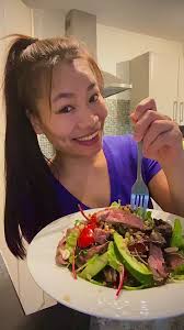 Yummy Thai Beef salad dinner 😍