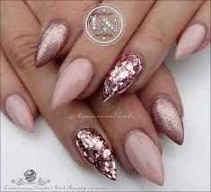 Luminous Nails Beauty Gold Coast Qld Rose Gold Nails Soft Pink Nails Cute Nails Quality Rosegold Weddingnails Luminous Nails Stiletto Nails Designs Gel Nails