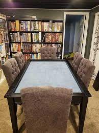 Went Over To A New Friends House And It Turns Out He Is Really Into Board Games Boardgames Post Board Game Room Game Room Family Game Room Design