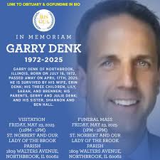 It is with great sadness that we report Garry Denk died