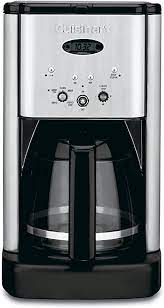 I recently picked up a new cuisinart programmable coffee maker for the house. Amazon Com Cuisinart Dcc 1200 Brew Central 12 Cup Programmable Coffeemaker Black Silver Drip Coffeemakers Kitchen Dining