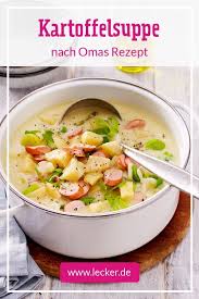 Kartoffelsuppe Das Rezept Zum Selbermachen Lecker Hausmannskost Rezepte Essensrezepte Kartoffelsuppe