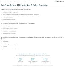 28 El Nino Worksheet Answer Sheet Worksheet Resource Plans