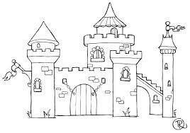 coloriage chateau fort a imprimer colorier dessin castle art projects faire des coloriages de soucis morts