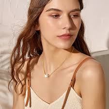 DHgate.com:14K Gold & Silver Freshwater Pearl Choker Necklace