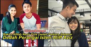 Mohamad aliff aziz (born 16 february 1991) is a singaporean singer, currently based in malaysia. Rakan Afifah Nasir Dedah Perkara Sebenar Termasuk Dedah Perangai Isteri Aliff Aziz