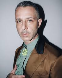 JEREMY STRONG wears custom Prada suit and Homer by...