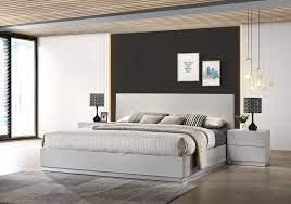 Naples Gray Queen Size Bed Naples J M Modern Beds Bedroom Set Luxury Bedroom Sets Modern Bedroom Set