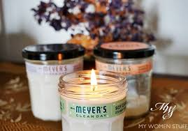 Want to make your home a little cozier this winter? Review Mrs Meyer S Clean Day Soy Candles Geranium Lavender Iowa Pine