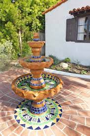 Mexican talavera pots, pottery, flowerpots, containers | garden planters. Talavera Fountain Houzz