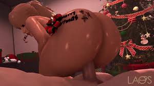 This Sexy Blonde Is His Reverse Cowgirl Christmas Present 2 watch online