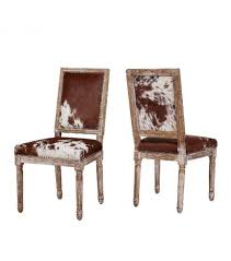 Parisian Cowhide Dining Chairs 2 Cowhide Furniture Furniture Cowhide Chair