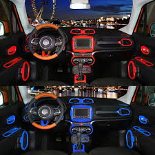 Hotsales In 2017 Abs Orange Internal Interior Accessories Decorative Covers For Jeep Renegade 2015 2016 Jeep Renegade 2015 Jeep Renegade Jeep Renegade Interior