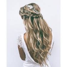 9 Beautiful Boho Wedding Hairstyles Long Hair Wedding Styles Wedding Hair And Makeup Hair Styles
