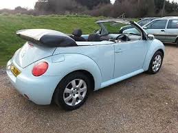 2003 Volkswagen Beetle 2 0 2dr Cabriolet Convertible Baby Blue Must See Car Ebay Volkswagen Beetle Vw Beetle Convertible Cabriolets