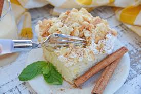 Spread it all out and using the back of the spoon, gently push. Eggnog Poke Cake Recipe Recipes That Use Eggnog
