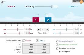Check that the elasticity is set to 1.0. Air Track Gizmo Lesson Info Explorelearning