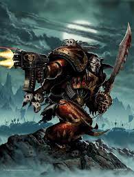 Chaos Space Marine By Scott Johnson Warhammer 40k Artwork Warhammer Warhammer 40k