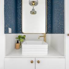 Dreamstime is the world`s largest stock photography community. 75 Beautiful Wallpaper Bathroom Pictures Ideas July 2021 Houzz