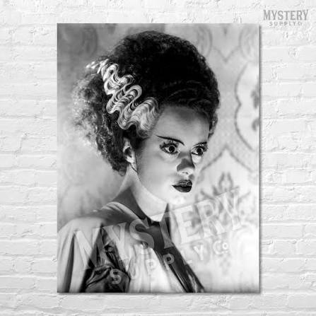 Bride of Frankenstein 1935 Vintage Horror Dramatic Portrait Photo -  Unframed / 4x6