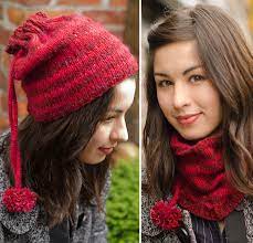 Free Knitting Pattern For Honore Hat Cowl A Cozy Convertible Drawstring Hat That Converts To Ponytail Hat Knitting Pattern Hat Knitting Patterns Knitting