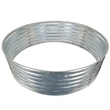 Backyard Creations Trade 48 Galvanized Fire Ring Outdoor Fire Pit Gazebo With Fire Pit Outdoor Fire Pit Designs