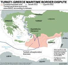 The provisions of the paris peace treaty between italy and the allies in april 1947 provided for the demilitarisation of the dodecanese islands in the southeast aegean. Turkey Greece Crisis Talks An Exercise In Minimal Expectations Arab News