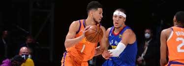 A star that is the source of light and heat for planets in the solar system; Suns Overcome Road Crowd Beat Nuggets To Take 3 0 Series Lead Phoenix Suns