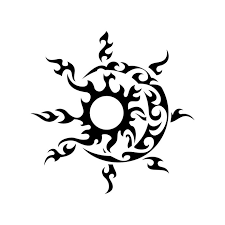 Download Tribal Star Sun Moon Graphics Design Svg Dxf By Vectordesign On Zibbet