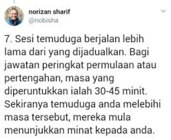 Pengalaman temuduga spa tips dan sesi perkongsian. Tanda Anda Berjaya Dalam Temuduga Stop Being Busy