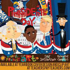 Presidents Decorations And Washington Dc Monuments Are All Included In This Patriotic Presidents Day Inaugura Yearbook Covers Design Clip Art Yearbook Covers