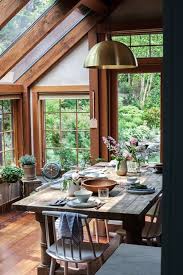 Jersey Ice Cream Co North Fork Home Brass Pendant Farmhouse Table Greenhouse With Images House Design Rustic Dining Room House Styles