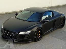Blacked Out Audi R8 W Matte Black Vinyl Wrap Vinyl Wrap Car Car Wrap Black Audi