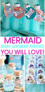 Mermaid Baby Shower Favors These Make Great Boys Baby Shower Favors As Well As Girl Mermaid Baby Shower Theme Baby Shower Favors Girl Baby Girl Shower Themes