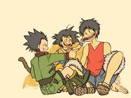Kids D Something Simple I Made During Classes I Like Them All Yes I Do Gon From Hunter X Hunter Son Goku From Dragonball Luffy F Son Goku Luffy Kid Goku