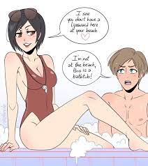 Leon takes a bath : rresidentevil