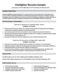 77 Interview Getting Resume Samples By Job Job Affirmations Firefighter Resume Firefighter Jobs Job Resume Examples