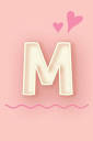 Amazon.com: M: Cute Letter M initial Alphabet Monograme Notebook ...