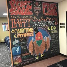 Burn The Turkey Fit Board Workouts Anytime Fitness Gym Chalk