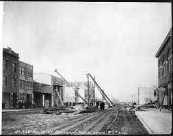 Broadway Street Gary Indiana Under Construction 1907 Indiana Gary Indiana Magic City