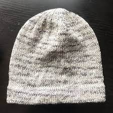 This Is A Basic Folded Brim Hat No Purl Stitches You Just Need To Know How To Knit And Hat Knitting Patterns Knit Beanie Pattern Knitting Patterns Free Hats
