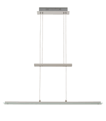 Moderne led pendelleuchte hohenverstellbar nickel matt und chrom. Leuchten Treff Briloner Led Pendelleuchte Dimmbar Hohenverstellbar Straight Online Kaufen
